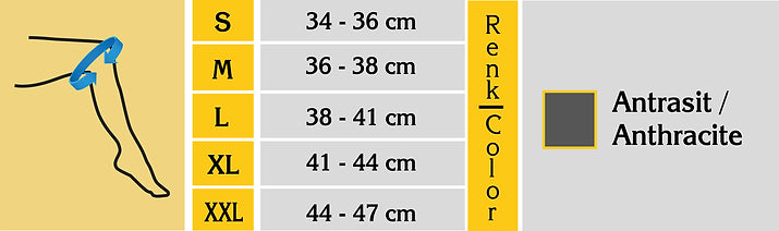 Knee Support Knitted With Flexible Stays (High Quality)