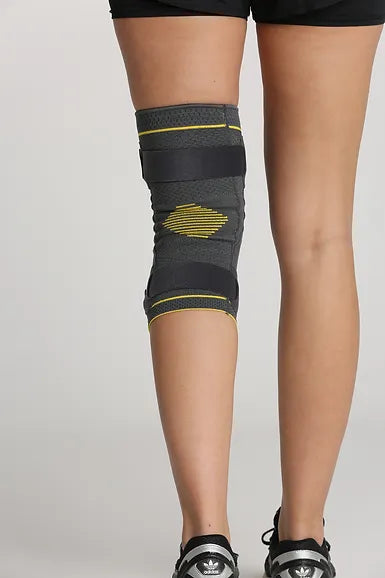 Knitted Knee Support with Flexible Double Stays - High Quality