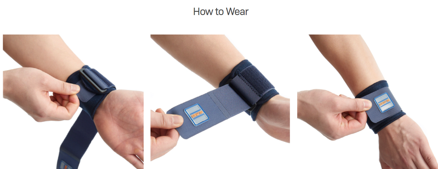 Elastic Wrist Wrap & Wrist Compression Strap for Pain Relief - Prevents Wrist Injuries During Weight Liftings