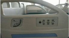 5 function fully electric hospital bed with mattress, remote control, and Trendelenburg