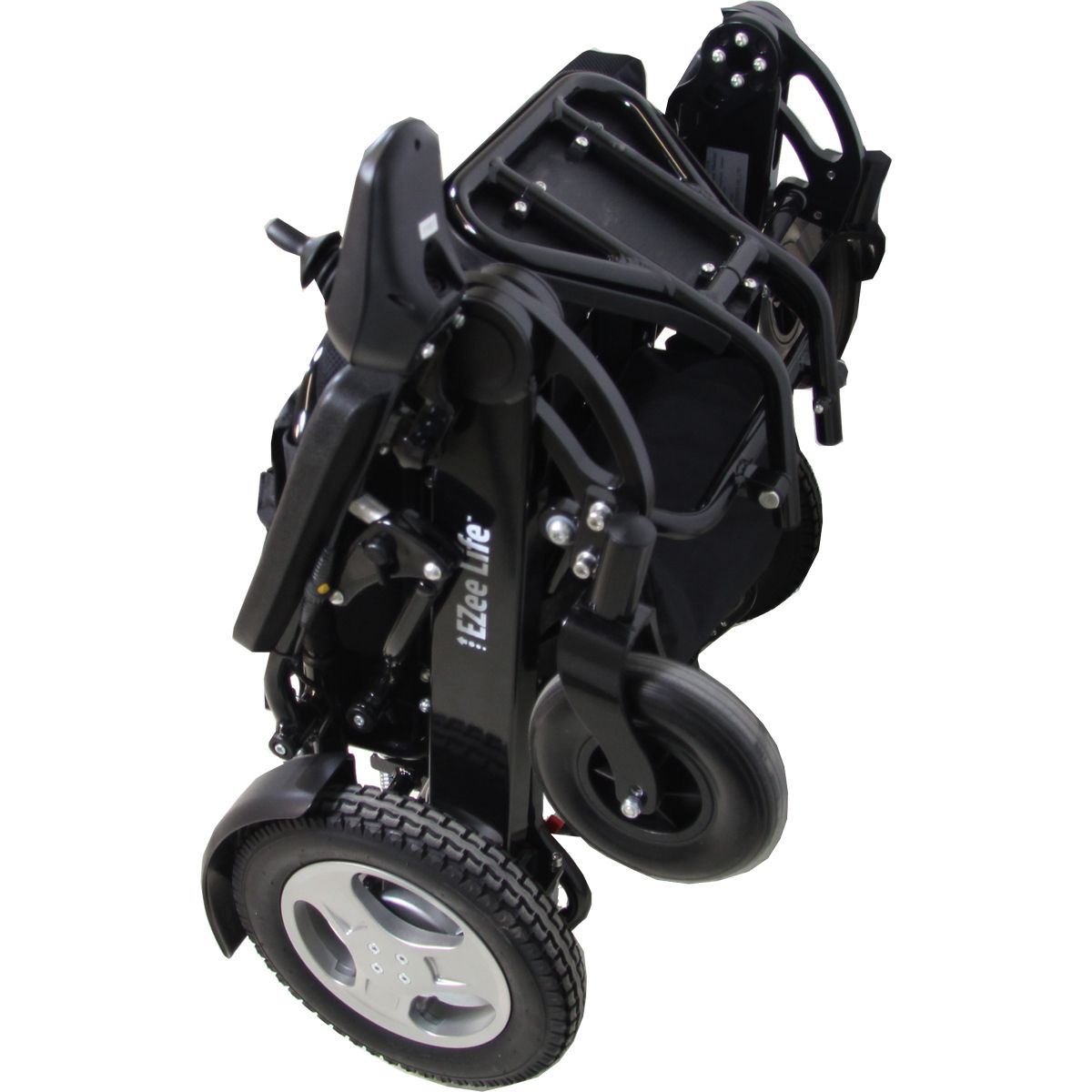Bariatric Electric Folding Wheelchair - 352 lb Capacity - 21" Seat - CH4076