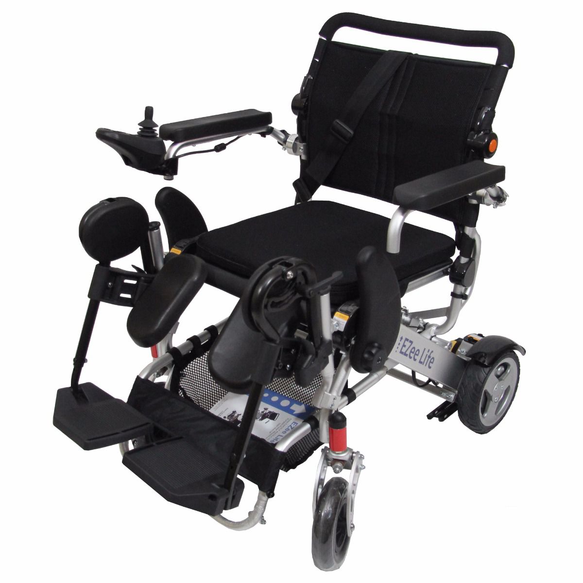 3G DLX Folding Electric Wheelchair w/ 8" Rear Wheels - CH4080