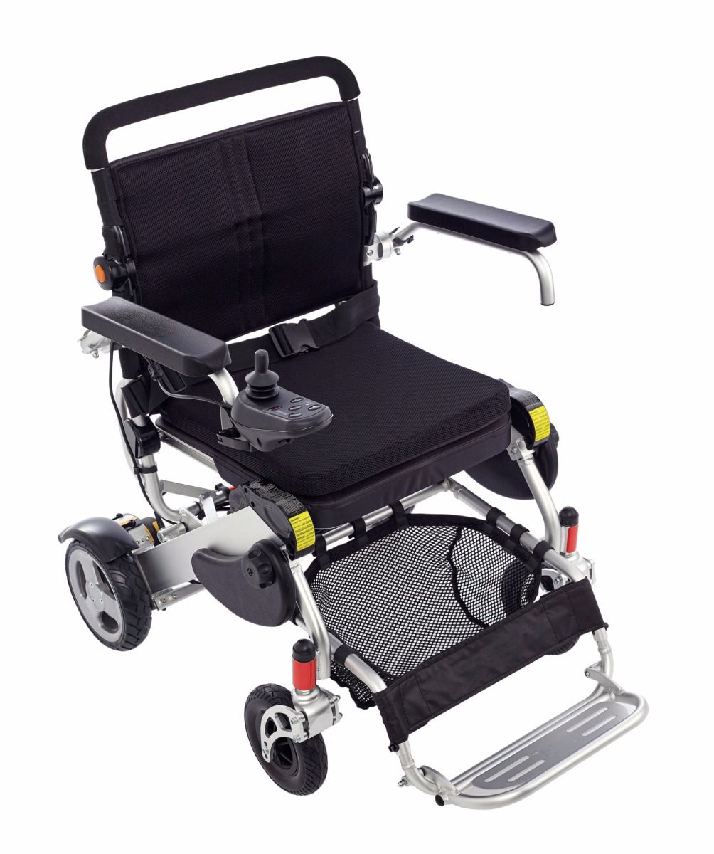 3G DLX Folding Electric Wheelchair w/ 8" Rear Wheels - CH4080