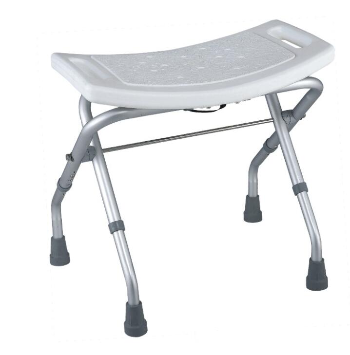 Portable Bath Shower Chair height Adjustable Shower Stool Non-Slip