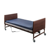 Lightweight Bariatric Homecare Bed 42"W - 15300LW (Full set includes, Frame, Bariatric Mattress and half side rails)