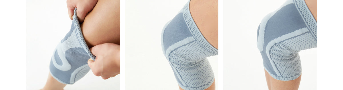 DR-K070 Compression Knee Support With Patella Pad&Side Springs