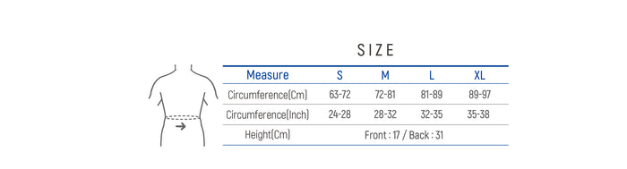 Elastic Back Support With Compression Pad