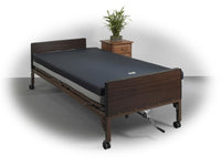 Lightweight Bariatric Homecare Bed 42"W - 15300LW (Full set includes, Frame, Bariatric Mattress and half side rails)