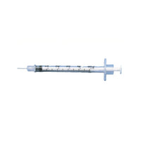 BD 305620 BX/100 SYRINGE WITH NEEDLE PLASTIC 1/2CC 27G X 0.5IN TB STER REGULAR BEVEL