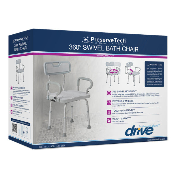 PreserveTech™ 360° Swivel Bath Chair