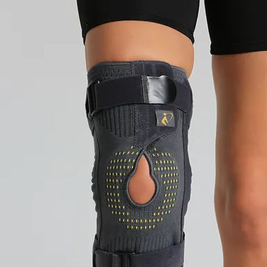 Knee Support Knitted With Hinges (Half Open) - High Quality