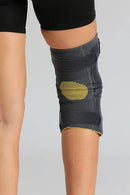 RIGID KNITTED KNEE SUPPORT WITH HINGES (FULL OPEN) - High Quality