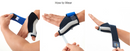 Wrist Thumb Splint Bilateral Design for Fitting Left or Right - Wrist Braces & Supports With Adjustable Compression by Velcro Straps