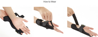 4th Finger Splint - Allowing Excellent Stabilization & Adjustable Compression on the Wrist & 4th Finger - Ventilated Skin Friendly Mesh