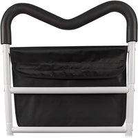 Home Bed Rail Assist Bar, with Multiple Grip Positions and Storage Pouch