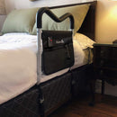 Home Bed Rail Assist Bar, with Multiple Grip Positions and Storage Pouch