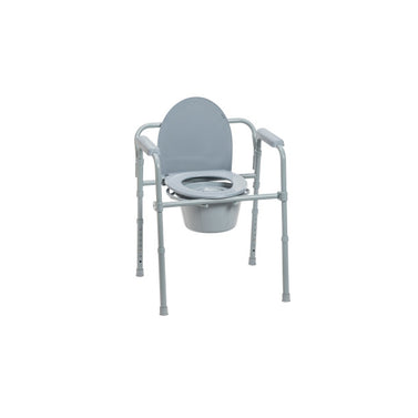 Drivemedical Folding Steel Commode Combo with Absorbent Commode Liners