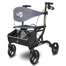 Drivemedical Hugo eXplore Side-Fold Rolling walker with a Seat