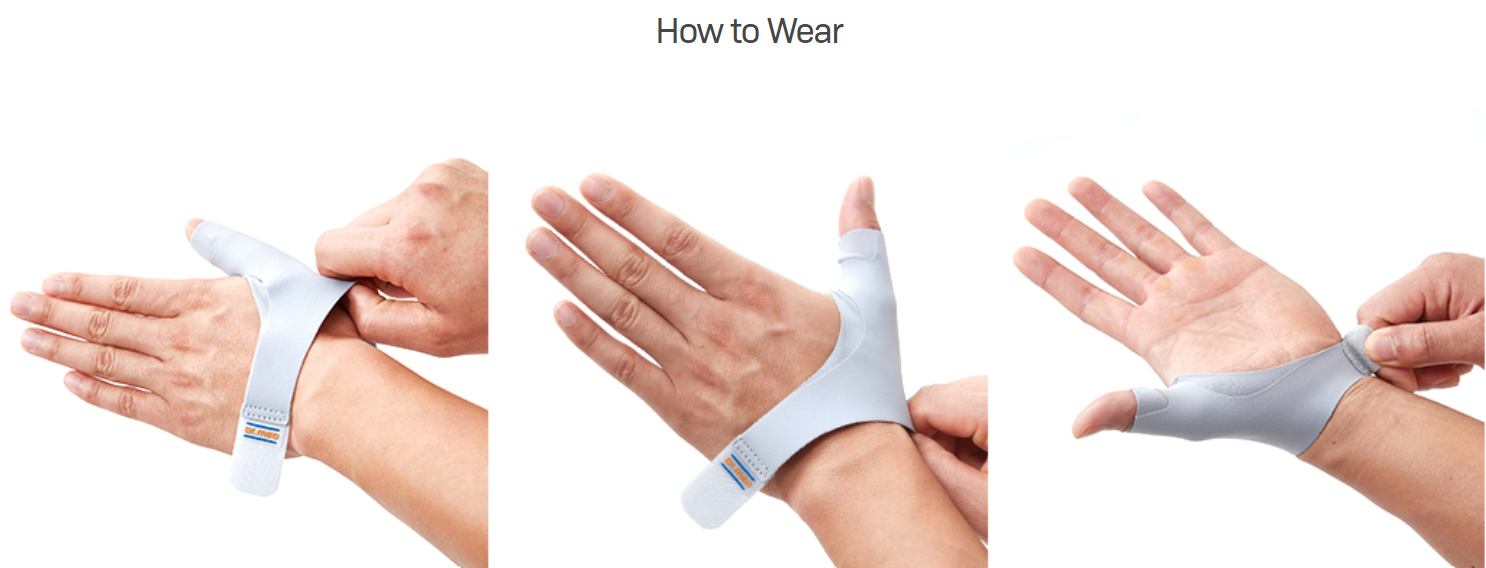 Thumb Elastic Splint - Adjustable Wrist & Thumb Compression Sleeve - Best for Slight Distortions, Sprains & Strains