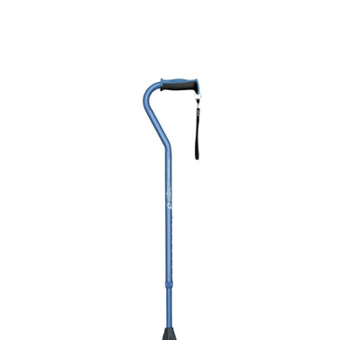 Drivemedical Airgo Comfort-Plus Aluminum Cane, Offset Handle