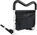 Home Bed Rail Assist Bar, with Multiple Grip Positions and Storage Pouch