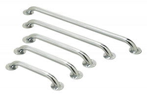 Medline - GRAB BAR KNURLED CHROME 24"