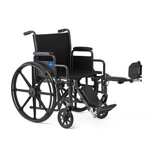 Medline 20" Manual Wheelchair with Elevated Leg rest - K1206N22E