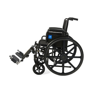 Medline 18" Manual Wheelchair with Elevated Leg Rest - K1186N22E