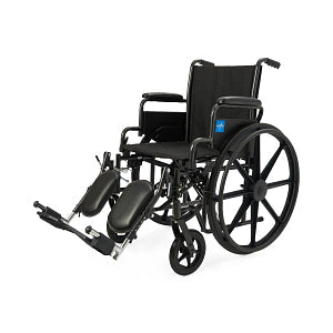 Medline 18" Manual Wheelchair with Elevated Leg Rest - K1186N22E