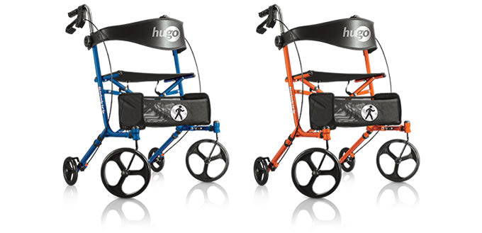 Drivemedical Hugo Sidekick Side-Folding Rolling Walker with a Seat