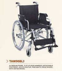 Light Weight Aluminum Wheelchair (Foldable) Rent