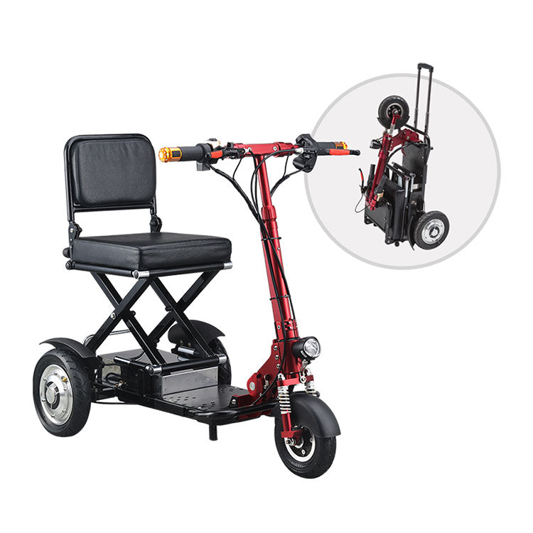 Lightweight Mobility Scooter For Adults Long Range Mobility Scooter For Seniors Adults Cushioned Seat Rent