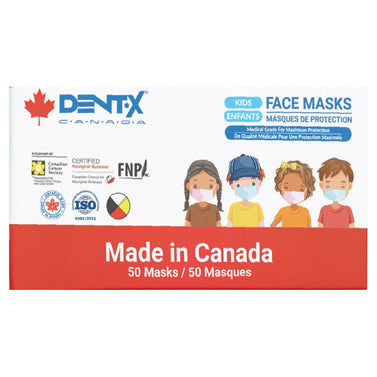 Dent-X Kids Face Masks - Level 3 - 50 Masks / Box