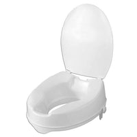 Ezee Life 4" Raised Toilet Seat C/W Lid