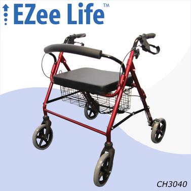 Ezee Life Rollator - Wide Seat (CH3040) for Rent