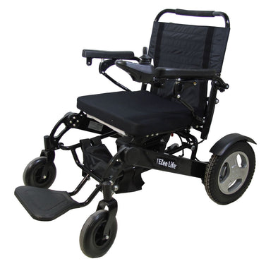Bariatric Electric Folding Wheelchair - 352 lb Capacity - 21" Seat - CH4076