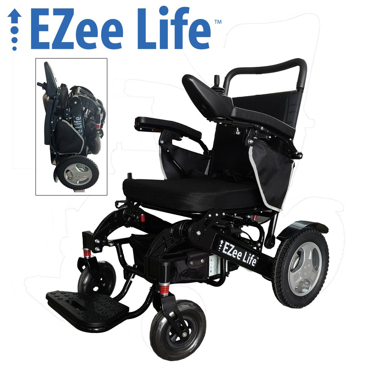 6G EZee Fold Electric Wheelchair - Aluminum Frame