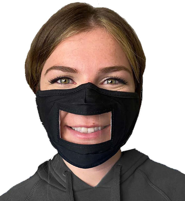 See-Thru Face Mask - 3 Packs
