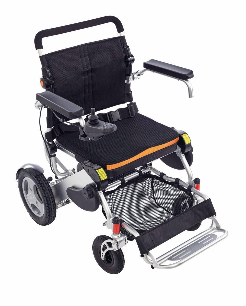 3G DLX Folding Electric Wheelchair w/ 12" Rear Wheels - CH4085