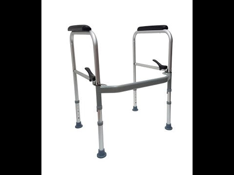 Folding Toilet Safety Frame: MHFTSF