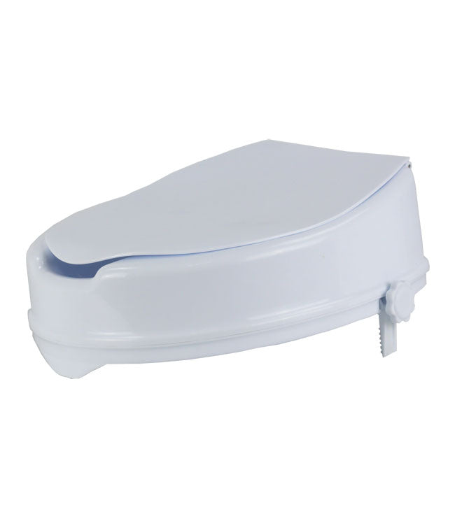 4'' Raised Toilet Seat with Lid without handle