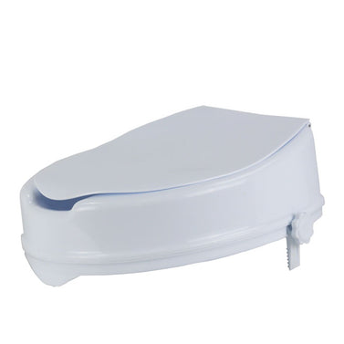 4'' Raised Toilet Seat with Lid without handle