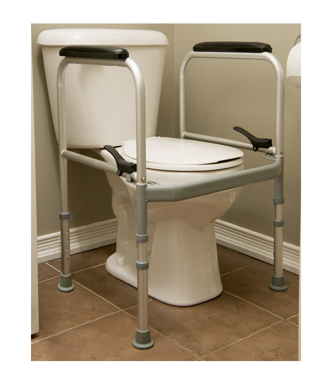 Folding Toilet Safety Frame: MHFTSF