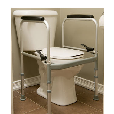 Folding Toilet Safety Frame: MHFTSF