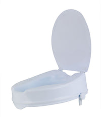 4'' Raised Toilet Seat with Lid without handle