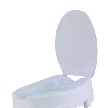 4'' Raised Toilet Seat with Lid without handle