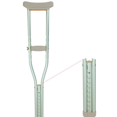 Pushbutton Crutches: Small - Medium - Large