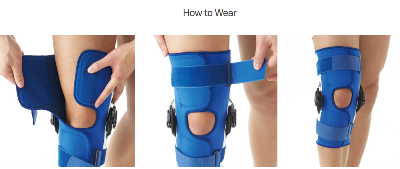 Short Medical Knee Brace With Side Hinges And Dial Pin Lock For Stability Adjustable Compression Knee Support Post Operation & Surgeries