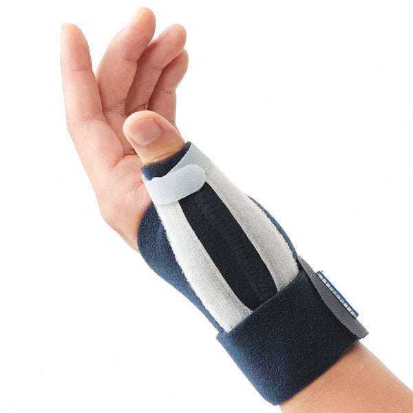 Wrist Thumb Splint Bilateral Design for Fitting Left or Right - Wrist Braces & Supports With Adjustable Compression by Velcro Straps