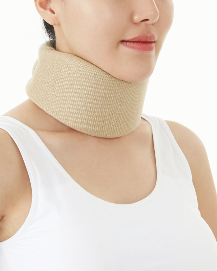 Soft Cervical Collar Adjustable Neck Support Brace Relief From Pain For Men & Women